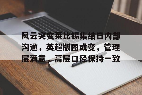九游礼包-包含风云突变莱比锡集结日内部沟通,英超版图或变,管理层满意,高层口径保持一致的词条