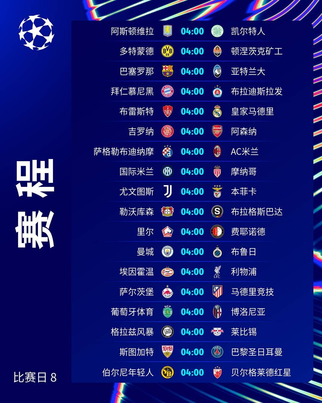 欧冠赛程吃紧,莱比锡转会期防线松动,悬念犹存,高层口径保持一致(欧冠2025赛程表图解) 欧冠赛程吃紧,莱比锡转会期防线松动,悬念犹存,高层口径保持一致(欧冠2025赛程表图解)